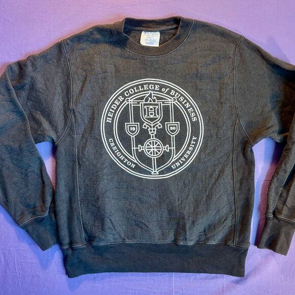 Vintage Champion Reverse Weave Creighton Univ Crest Sweatshirt S - Picture 1 of 3
